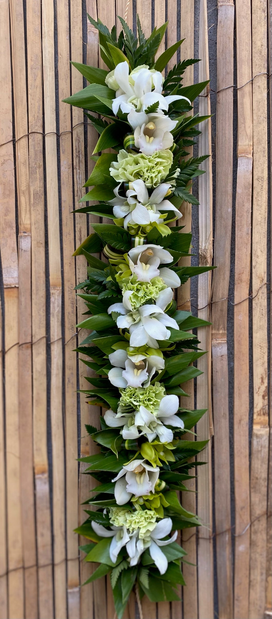Wedding Pack - Haku/Flower Crown for Bride, Maile Ti Leaf Lei for Groom