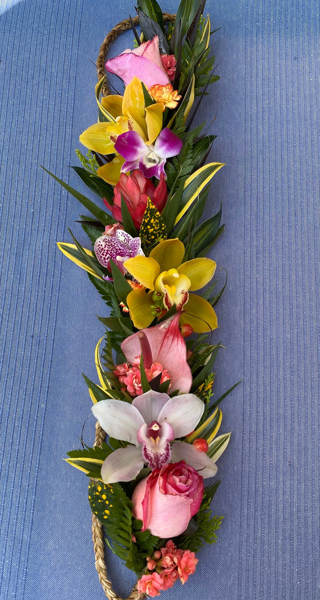 anthurium haku Melia - Island Style Haku Lei